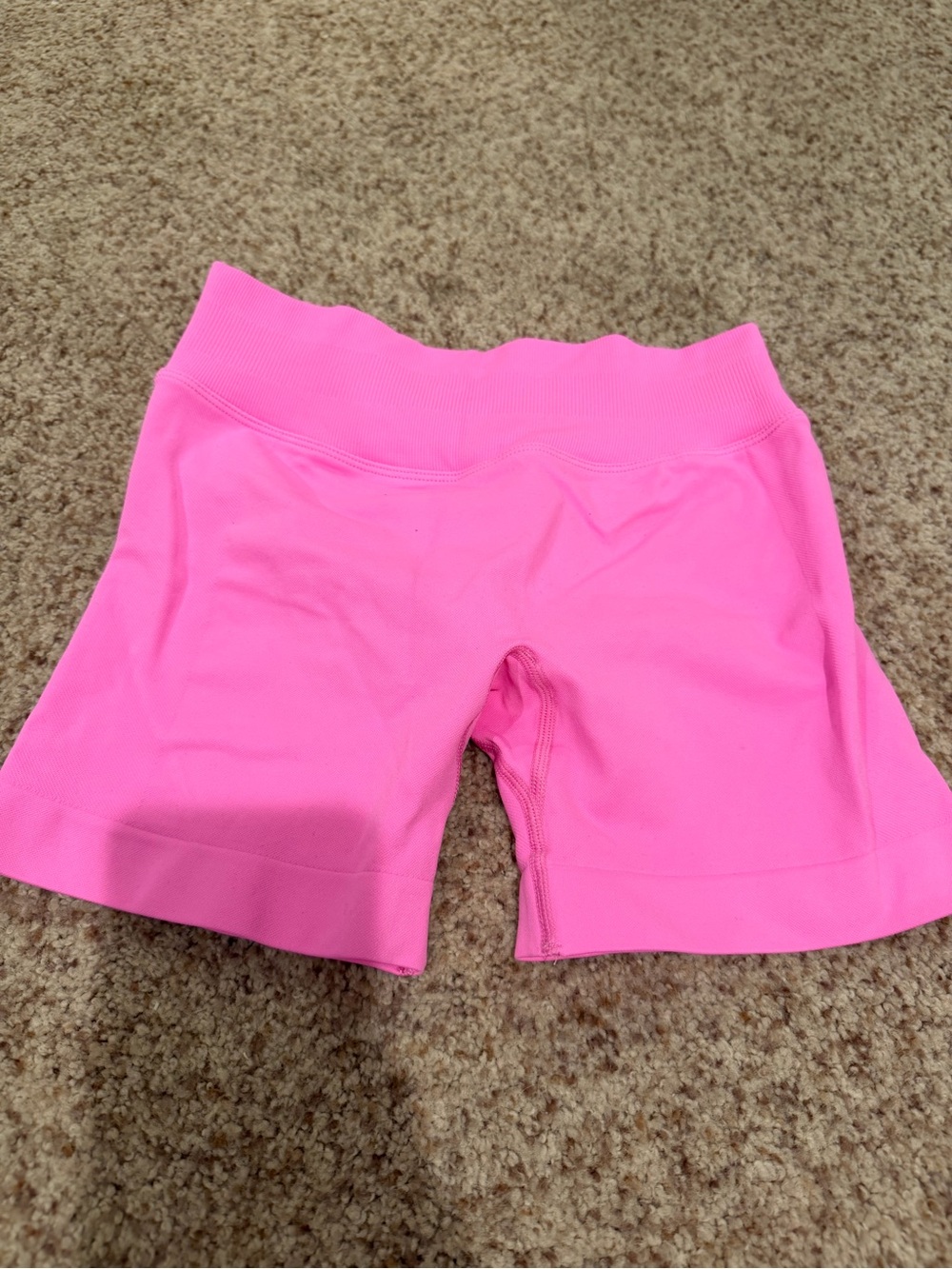 Women’s High-Waist Pink Active Shorts
